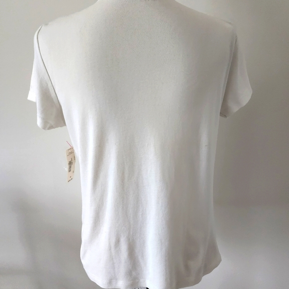 St John's Bay cool white short-sleeved top | M - Picture 3 of 6